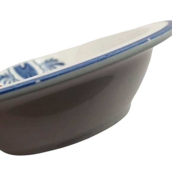 Vintage Delft Blue Handpainted Windmill Pastoral Ceramic Pitcher & Basin Holland - Picture 13 of 14